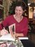 Angela Breidenbach signing Gems of Wisdom