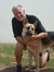 Stewart & Pepsi after a swim