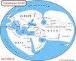 <i>This is the Greek's view of the world</i>
This is the lands to the East, including the UK, Greece, Africa, and the Middle East.

If there is an Asia, it hasn't been discovered yet.

The Middle East is referred to as The Holy Lands, because of Jerusalem, Bethel, MT Sinai, Calvary/Moriah, Zion.

The Valley of Hinnom is at the base of Mount Zion, this is Gehenna, or rather, the first place to be called Gehenna.

The Sahara Desert is also called Gehenna, as well as The Red Waste. This land has both a spiritual and physical torment, much like the first Gehenna. It's wasteland destroys the body, while it's spiritual land(if you die here, you're spirit is trapped in an "Astral Plane" of never ending flames, that destroyed the Soul), it's flames torment you. It is unsure if the flames truly destroys the soul or you just burn forever, like you would "in Hell". At times, the Red Waste and Gehenna(Valley of Hinnom) are full of flames.

The land of Ancient Great Britain(Albion) has the kingdom of Camelot, and the land of Ireland is full of Druids and Fay.

Greece is the land of Gentiles, and Heretics, and worships "other Gods." (Possibly The Heretic Gods of Dryghten, same may go for Italy)


