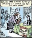 A comical incident at a book signing.