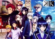 These are the characters from the Anime this group is based on: K Project. 