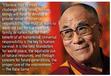 Thank you Dali Lama.