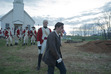 Lt. John Simcoe (Samuel Roukin) and Abraham Woodhull (Jamie Bell) in Episode 1