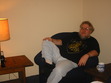 George RR Martin, kicking back at Odyssey as the writer-in-residence for 2004.