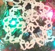 This is just one of the snowflakes I have a picture of. I probably have 20-30 different patterns my mom has made for me over the years.