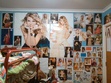 Arias Taylor swift wall - more behind my bed and closer to floor