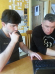 Me and S.W. Best hard at work, discussing elements of Blake Summers BOOK 2...