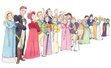 Artwork by Liz Monahan 
Can you guess who's who? 