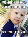 Don't let September break you - read, post, log, think...