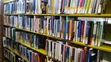 Library bookshelves