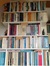 Crammed bookshelves