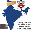 Go Clown
You are invited to the Comedy Fest as India's Biggest Comedy in Literature is here. Creating a Buzz in the Social Media & in the Indian Comedy Books World!

With over 1800,000 Views for the Official Trailer on Facebook & YouTube combined, besides 400,000 other Social Media engagements, the #AccheDin for Comedy “Go Clown” is finally here!

India's First Novel with Facebook posts and Chat conversations in the Story!!
Stay tuned for your gift with the book which is said to be more than 2000 years old!

https://Facebook.com/GoClownComedyBook
https://Youtube.com/c/GoClown
https://Google.com/+GoClown
https://www.GoClown.com
https://Twitter.com/GoClown_Book


"Some like Gold ship, 
 Some like Silver ship. 
 Your Father might like his own ship, 
Anyhow, he won't give me any ownership.
Screw this Friendship!
But, oh my Pretty Girl, 
Let’s board my Love ship!"
-	The Clown
