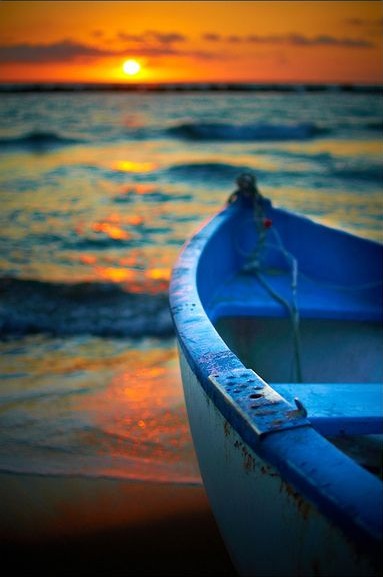 BOAT SUNSET