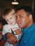 Ali and my son Isaac, 1994
