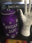 Winner of the Dirty Magic giveaway will receive this awesome Curse Jar as part of their prize pack! 

(Hand and books are not included in pack--just used for scale. 