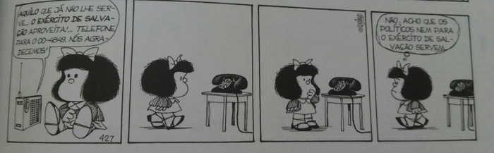 Mafalda, sempre incisiva!