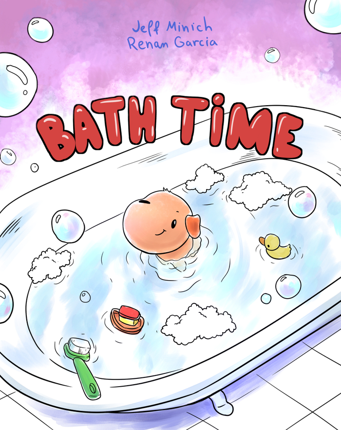 Baby Chomper's Bath Time Cover Image
