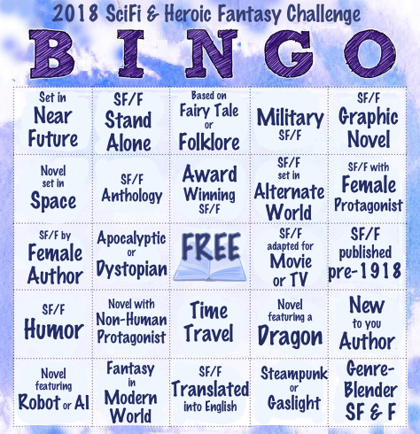 2018 BINGO Challenge card