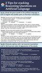 Tips on Solving Coding-Decoding Reasoning Test Questions - https://learningpundits.com/module-view/66-artificial-language/1-tips-on-artificial-language/