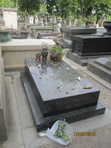 The grave of Marcel Proust in the spectacular Père Lachaise Cemetery in Paris