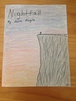 "Nightfall"  drawing by me!!! It's also on the wall (as of Tuesday, 5/29)