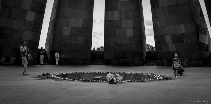 صورة أخذتها لنصب الإبادة الأرمنية في يريفان، أرمينا