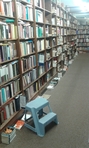 Campus bookstore, classics and medieval literature (everything on the left side)