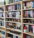 This is my pride and joy, I built this library with my older sister!