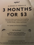 to all the parents in the group epic! is great for young minds and includes so many great books, videos, and apps for the kids! 3 dollars for 3 months is a steal! 