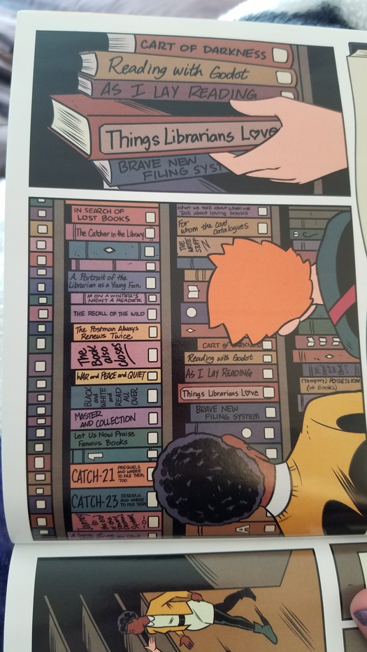 Unbeatable Squirrel Girl Library Scene Book Covers