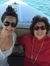 Joni & I relaxing on boat ride