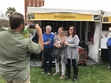 Readers capturing a picture with Sharon Skinner and Bruce Davis at Tucson Festival of Books 2018.