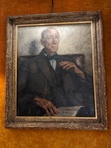 A portrait hanging in the Drawing Room of the Savile Club in London. Blackwood was a member along with Kipling and HG Wells, among other authors