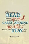 I certainly felt this way after reading Zusak's own novel, The a Book Theif!