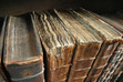 "Old book bindings at the Merton College library
...25 August 2005...Tom Murphy VII"