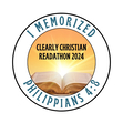 Our Philippians 4:8 Memorization Badge
Use this on posts, in your reading journal, etc.