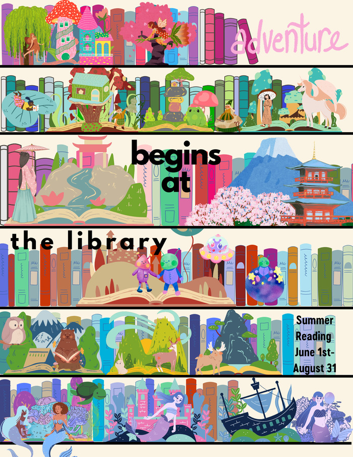adventure begins at the library