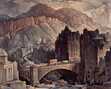 Adam Bruce Thomson North Bridge and Salisbury Crags, Edinburgh (c.1934)