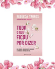 Terminei hoje "Tudo o que Ficou por Dizer" da Rebecca Yarros e ainda estou a digerir tudo o que este livro me fez sentir. É daqueles romances que nos apanha de surpresa — delicado, intenso e cheio de emoção do início ao fim.

A história alterna entre passado e presente, o que, para mim, resultou lindamente. No presente, acompanhamos a Georgia, uma mulher marcada por um divórcio recente, que volta à casa da bisavó para lidar com o luto e o legado que esta deixou: um manuscrito inacabado. A editora decide convidar um jovem e talentoso escritor, o Noah, para terminar a obra… e a partir daqui, começa uma ligação entre eles que vai muito além da escrita.

Ao mesmo tempo, conhecemos a história da Scarlett, a bisavó da Georgia, uma mulher absolutamente inspiradora, que viveu um amor profundo e corajoso durante a Segunda Guerra Mundial. Confesso que os capítulos do passado foram dos meus preferidos — havia uma força e uma verdade na relação da Scarlett e do Jameson que me emocionou imenso.

O que mais me tocou neste livro foi a forma como a autora explorou temas como o amor que sobrevive ao tempo, as segundas oportunidades, o peso das escolhas e a coragem para recomeçar.
É um romance que consegue ser doce e doloroso ao mesmo tempo. Fez-me rir, suspirar e, sim, também deixou algumas lágrimas pelo caminho.

Se procuras uma leitura emotiva, bem construída e com personagens marcantes, recomendo mesmo que leias "Tudo o que Ficou por Dizer". Não é só uma história de amor — é uma história sobre o que deixamos por dizer… e o que ainda podemos viver.

E vocês, já leram?