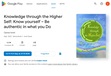 GoogleBooks @ The Book @ Knowledge through the Higher Self