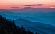 For those not fortunate enough to visit the Appalachians of North Carolina, here's what one can see most any sunrise or sunset, and what Frazier describes so well in <i>Cold Mountain</I>.
I've seen views like this innumerable times... I cannot but think this is what the world looked like on the first day after Creation...