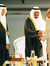 Dr Mohammad Muhar Ali receving his King Faisal Prize