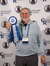 The Author with First Place Ribbon