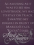As amusing as it was to see him lovestruck, we had to stay on track.