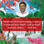 What the Universe is saying to you today is to expand your heart. Love yourself