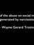 Most of the abuse on social media is generated by narcissists.
