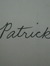 Patrick...
