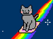 Cat+Poptart=Rainbows Neko Kawaii