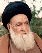 مقلدالسيد الخوئي