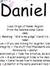 Daniel ...